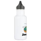 Bouteille D'eau En Acier Inoxydable Mitochondries d'équipe (humour de mitochondrie) (Gauche)