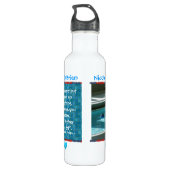 Bouteille D'eau En Acier Inoxydable Modèle à thème Motivation (Dos)