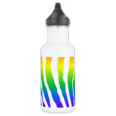 Bouteille D'eau En Acier Inoxydable Modèle Rainbow Zebra (Droite)