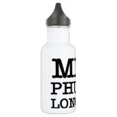 BOUTEILLE D'EAU EN ACIER INOXYDABLE MOI LOVE PHUKET LONGTEMPS (Gauche)
