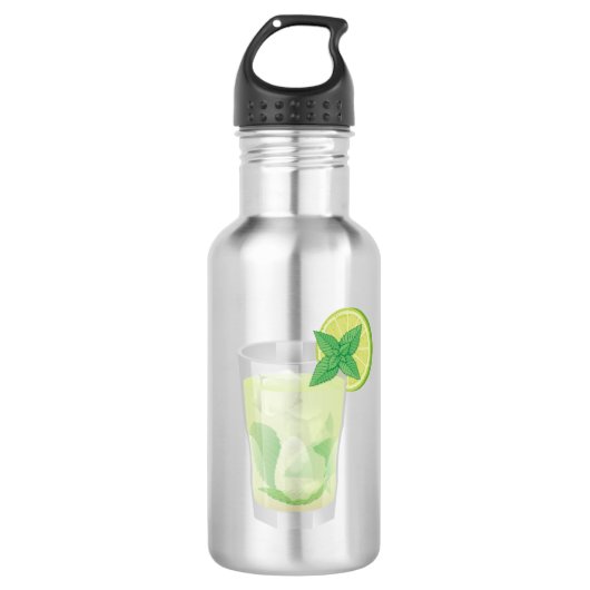 Bouteille D'eau En Acier Inoxydable Mojito (Devant)