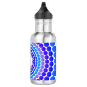 Bouteille D'eau En Acier Inoxydable Monogramme bleu de point (Droite)