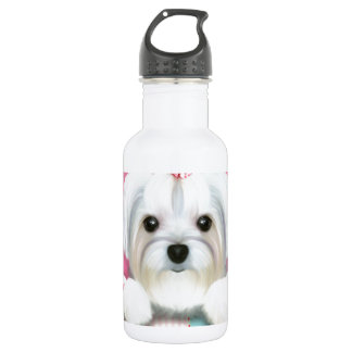 BOUTEILLE D'EAU EN ACIER INOXYDABLE MORKIE SHELLY