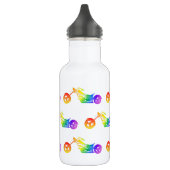 Bouteille D'eau En Acier Inoxydable Mortocycle arc-en-ciel (Gauche)