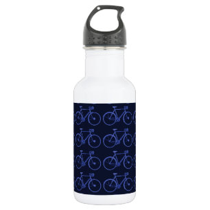 Bouteille D'eau En Acier Inoxydable Motif bleu de vélos
