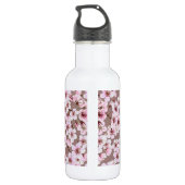 Bouteille D'eau En Acier Inoxydable Motif de fleurs de cerisiers (Dos)