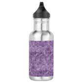 Bouteille D'eau En Acier Inoxydable Motif d'enveloppement de bulle violette (Droite)