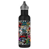 Bouteille D'eau En Acier Inoxydable Motif dynamique urbain d'art de graffiti d'art de (Droite)