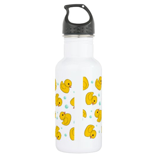 Bouteille D'eau En Acier Inoxydable Motif en caoutchouc de canard (Dos)