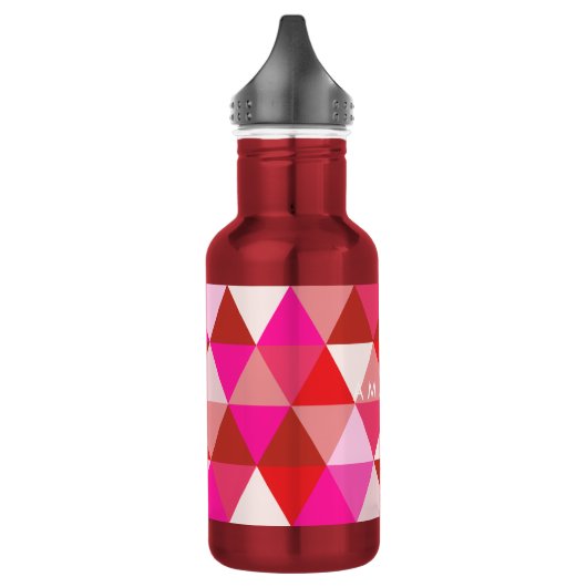 Bouteille D'eau En Acier Inoxydable Motif géométrique PixDezines (Gauche)