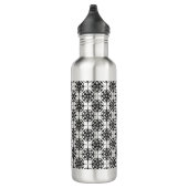Bouteille D'eau En Acier Inoxydable Motif géométrique Vibe rétro classique (Droite)
