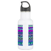 Bouteille D'eau En Acier Inoxydable Motif inspiré par Aztèque (Dos)