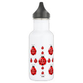 Bouteille D'eau En Acier Inoxydable Motif Red Ladybug (Gauche)