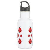 Bouteille D'eau En Acier Inoxydable Motif Red Ladybug (Dos)