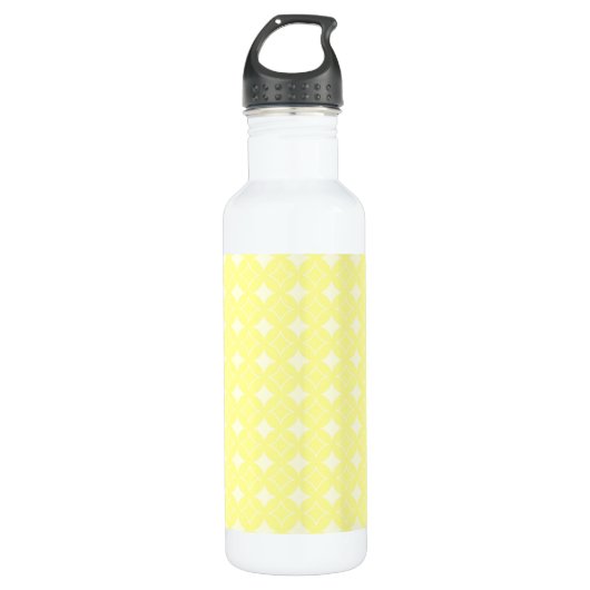 Bouteille D'eau En Acier Inoxydable Motif shippo jaune citron (Devant)