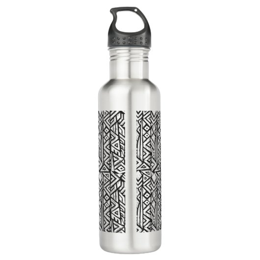 Bouteille D'eau En Acier Inoxydable Motif tribal Artsy inspiré (Dos)