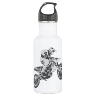 Bouteille D'eau En Acier Inoxydable Motocross