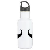 Bouteille D'eau En Acier Inoxydable Moustache (Dos)