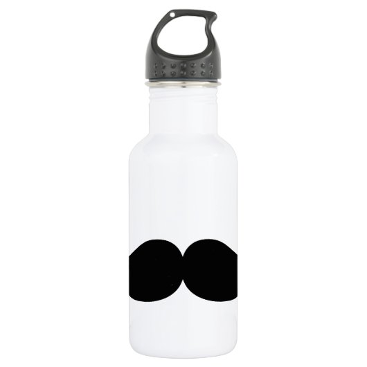 Bouteille D'eau En Acier Inoxydable Moustache (Devant)