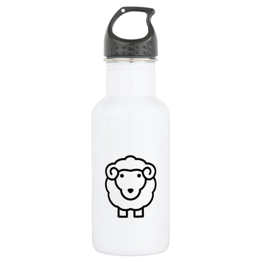 Bouteille D'eau En Acier Inoxydable Moutons (Devant)