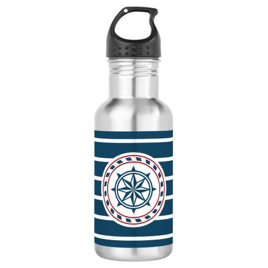 Bouteille D'eau En Acier Inoxydable Nautical design (Devant)