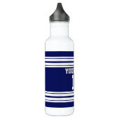 Bouteille D'eau En Acier Inoxydable Navy Blue White Team (Gauche)