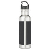 BOUTEILLE D'EAU EN ACIER INOXYDABLE NOIR (Dos)