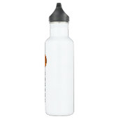 Bouteille D'eau En Acier Inoxydable Nom ou monogramme personnalisé par basket-ball (Droite)