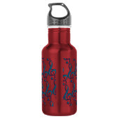 Bouteille D'eau En Acier Inoxydable note d'armoire musicale (Dos)