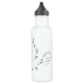 Bouteille D'eau En Acier Inoxydable Notes musicales (Droite)