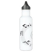 Bouteille D'eau En Acier Inoxydable Notes musicales (Gauche)