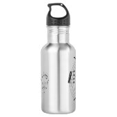 Bouteille D'eau En Acier Inoxydable Notes musicales (Dos)