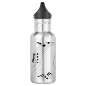Bouteille D'eau En Acier Inoxydable Notes musicales (Gauche)
