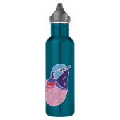 Bouteille d'eau en acier inoxydable NuBurd - bleu (Droite)