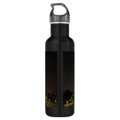 Bouteille D'eau En Acier Inoxydable Nuit de Tour Eiffel @ (Dos)