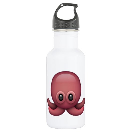 Bouteille D'eau En Acier Inoxydable Octopus - Emoji (Devant)