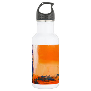 Bouteille D'eau En Acier Inoxydable Oeuvre Abstraite