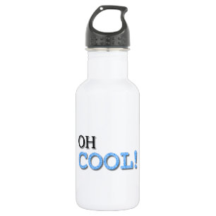 Bouteille D'eau En Acier Inoxydable Oh texte Cool