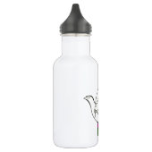 Bouteille D'eau En Acier Inoxydable Oiseaux et fleurs (Gauche)