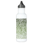 Bouteille D'eau En Acier Inoxydable Ombre d'impression Wild Green Zebra (Gauche)