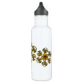 Bouteille D'eau En Acier Inoxydable OR ROSE RUBY, Blanc (Droite)
