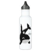Bouteille D'eau En Acier Inoxydable Orca Design Ajoutez Juste Un Nom (Gauche)