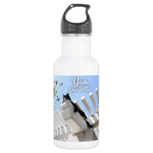 Bouteille D'eau En Acier Inoxydable Ouais, Tu As Ce Chat Sympa Inspirant Slogan