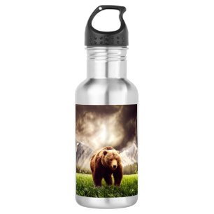 Bouteille D'eau En Acier Inoxydable Ours de montagne