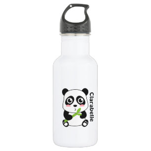 Bouteille D'eau En Acier Inoxydable Panda mignon de bébé de bande dessinée