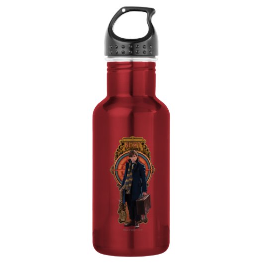 Bouteille D'eau En Acier Inoxydable Panneau Art nouveau permanent NEWT SCAMANDER™ (Devant)
