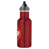 Bouteille D'eau En Acier Inoxydable Panneau STOP (Droite)