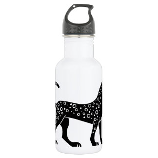 Bouteille D'eau En Acier Inoxydable Panther, dessin de relief grec