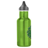 Bouteille D'eau En Acier Inoxydable Paon d'Indien de Birdorable (Gauche)