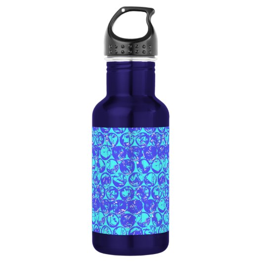 Bouteille D'eau En Acier Inoxydable Papier à bulle d'art pop (Devant)